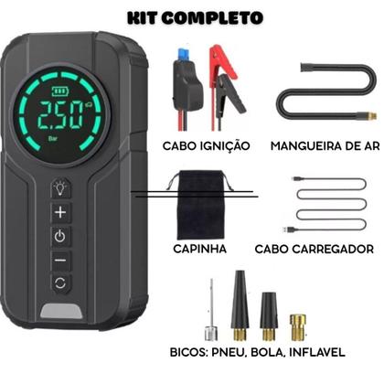 Imagem de Compressor 150PSI Portátil com Calibrador e Partida