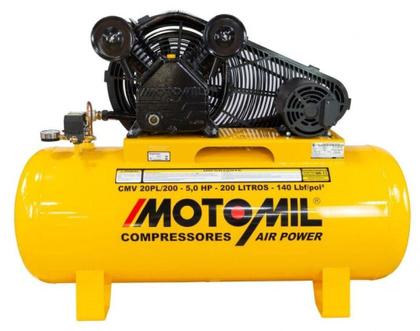 Imagem de Compressor Air Power Trifásico 220/380V 200L CMV-20PL/200 Motomil