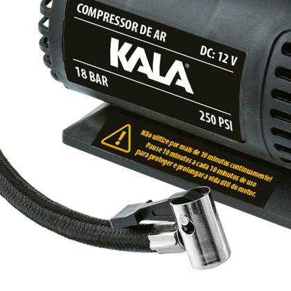 Imagem de Compressor ar 12v compacto 250psi - kala