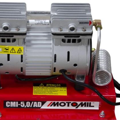 Imagem de Compressor Ar Direto 1,0 HP Poço Artesiano CMI-5 AD Silencioso Sem Óleo MOTOMIL