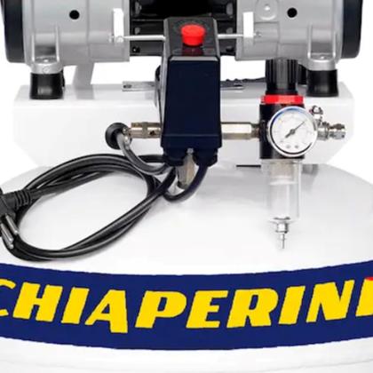 Imagem de Compressor Chiaperini MC 10 BPO 40 Litros 120 Libras 2 cv 220v Monofásico Isento de Óleo