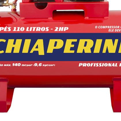 Imagem de Compressor De Ar 10 Pcm 110 Litros Red Monofásico Bivolt Chiaperini