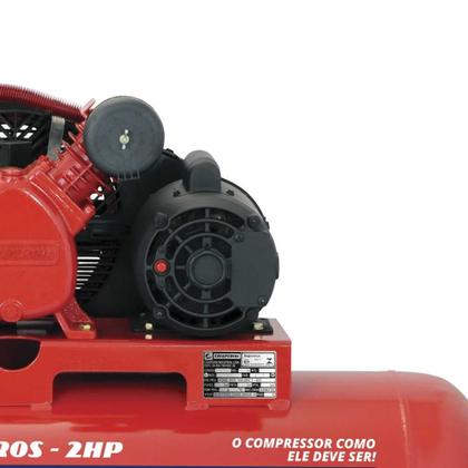 Imagem de Compressor de ar 10 pés 110L 2 hp 140 libras monofásico - 10/110 RED (110/220 (Monofásico))