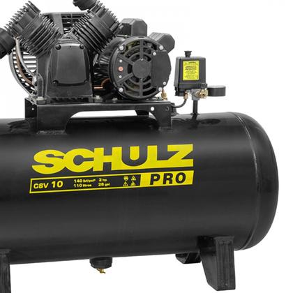 Imagem de Compressor de ar 10 pés 110L 2 hp 140 libras monofásico - PRO CSV10/110 (220V)