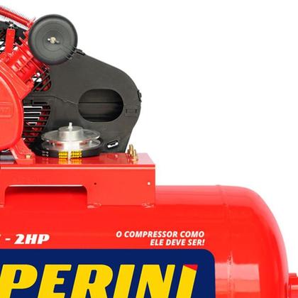 Imagem de Compressor de Ar 10 Pés 2 HP 110 Litros 2 Pistões RED sem Motor 19196 CHIAPERINI