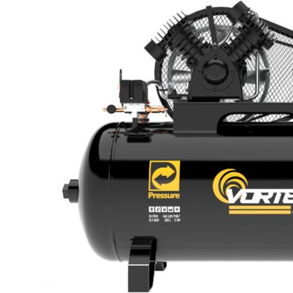Imagem de Compressor De Ar 10 Pés 2cv 100 Litros Pressure 110/220v