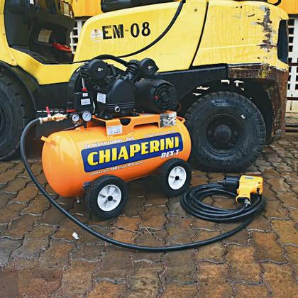 Imagem de Compressor de ar 10 pés 50L 2 hp 140 libras monofásico - REX.T Móvel - Chiaperini