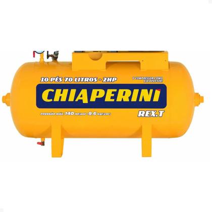 Imagem de Compressor De Ar 10 Pés 70 L 2cv Rex.t  Chiaperini 110/220v