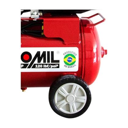 Imagem de Compressor de Ar 2cv 220v 24lts 7,6pcm Motomil CMI-7,6/24BR