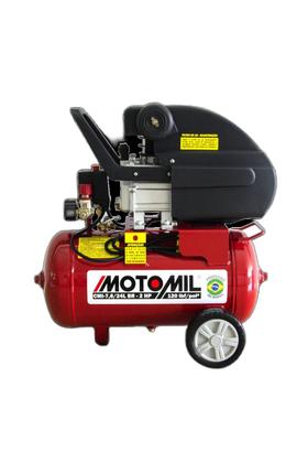 Imagem de Compressor de Ar 2cv 220v 24lts 7,6pcm Motomil CMI-7,6/24BR