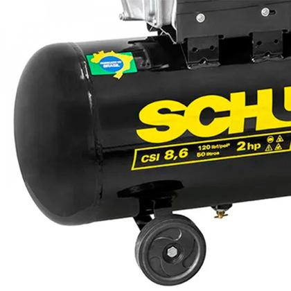 Imagem de Compressor de ar 8,6 pés 50L 2 hp 120 libras - Pratiko CSI (110V)