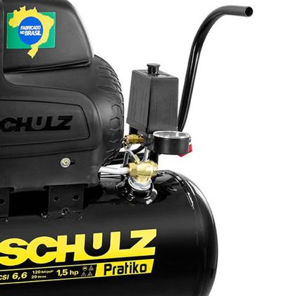 Imagem de Compressor de Ar CSI- 6,6/20 Pratiko 1,5HP Schulz