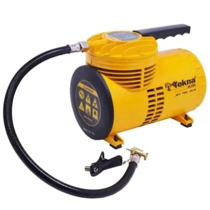 Imagem de Compressor de Ar Direto 40 PSI 1/4 HP com Kit BIVOLT CD12151BK TEKNA