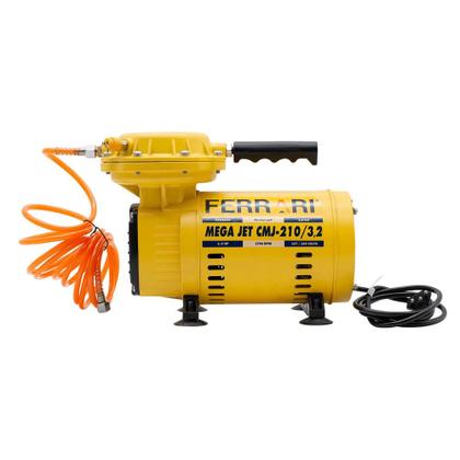 Imagem de Compressor de Ar Direto Mega Jet Air 1/2CV Bivolt C/ Kit Ferrari