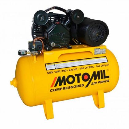 Imagem de Compressor de Ar Monofásico 2HP 60HZ até 10 Pés 100L  