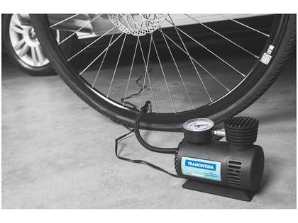 Imagem de Compressor de Ar Portátil com 300 psi para Carros de 12 Volts e 50 Watts - 42330001 - TRAMONTINA