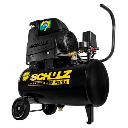 Imagem de Compressor De Ar Pratiko CSI 6,6/20L Monofásico 127V Schulz