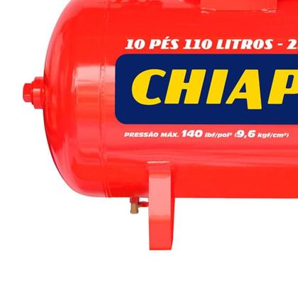 Imagem de Compressor de Ar Red Média Pressão 10 Pés 110L sem Motor Chiaperini