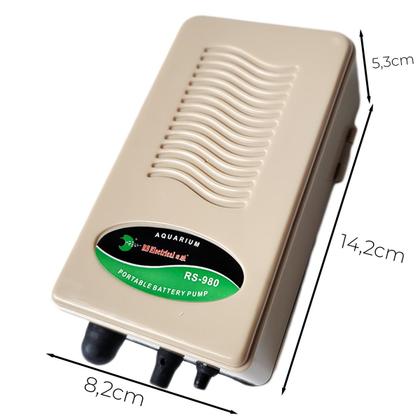 Imagem de Compressor de Ar RS980 RS Electrical 1x 2 L/min à Pilha para Aquário