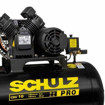Imagem de Compressor De Ar Schulz Csv 10 Pés 100 Litros Pro - 220 Volts