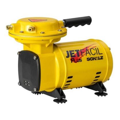 Imagem de Compressor De Ar Schulz Jet Fácil Plus 220v Com Acessórios Cor Amarelo