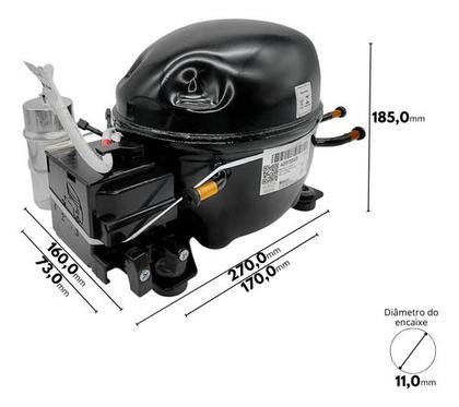 Imagem de Compressor Electrolux 1/4 R-134a 110v Ecla002cp A20732401