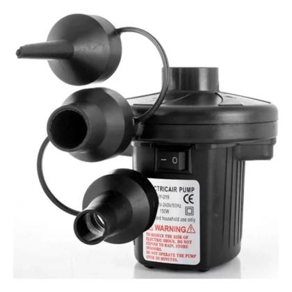 Imagem de Compressor eletrico bomba de ar trivolt inflador infla e desinfla bote bexiga colchão