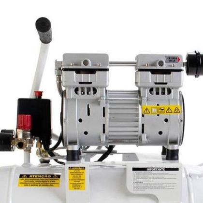 Imagem de Compressor Odontológico 5 Pés 24L 120PSI Silencioso 220V CMS-5/24BR MOTOMIL