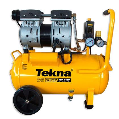 Imagem de Compressor Portátil 5,3 Pes Cps6022/20l Silencioso Isento de Óleo 1012011 TEKNA