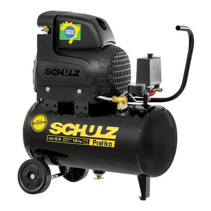 Imagem de Compressor Schulz CSI 6.6 Pratiko 20 Litros 120 Libras 1.5 cv 110v