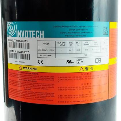 Imagem de Compressor SCROLL 60.000 BTUS R22 220V Convencional