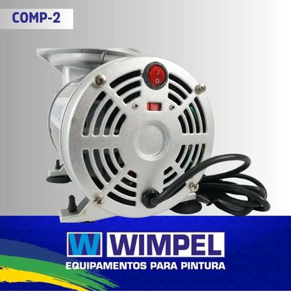 Imagem de Compressor Tufão Ar Direto Portátil Bivolt COMP-2 Wimpel 100% Em Cobre 250W Vazão de 135L/min