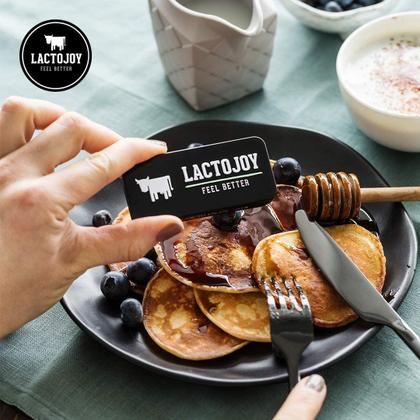 Imagem de Comprimidos de lactase Pacote de recarga de 240 comprimidos LactoJoy 100% vegano