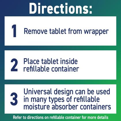 Imagem de Comprimidos de recarga Concrobium Moisture Grabbers, pacote com 4