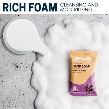 Imagem de Comprimidos de recarga de sabonete espumante para mãos flowcheer com dispensador de 330 ml