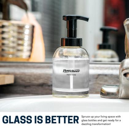 Imagem de Comprimidos de recarga de sabonete espumante para mãos flowcheer com dispensador de 330 ml