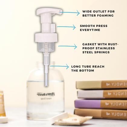 Imagem de Comprimidos de recarga de sabonete espumante para mãos flowcheer com dispensador de 330 ml