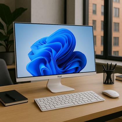 Imagem de Computador All In One 16gb Ram Intel Core I7 Ssd 512GB 21.5 TELA Full Hd painel ips Windows 11 Completo Teclado mouse sem fio bivolt