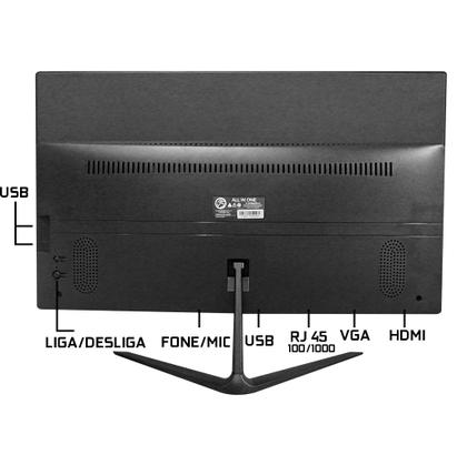 Imagem de Computador All in one 21" Polegadas Flex Computer i3 4GB Ram 480 GB SSD Kit BPC S/FIO