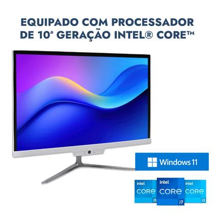 Imagem de Computador All In One 21,5" Intel Core i5 10ª Geração, 16GB RAM, SSD 512GB
