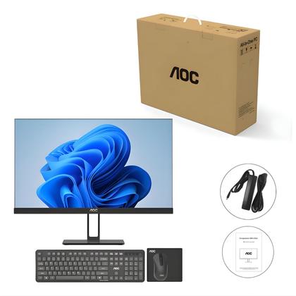 Imagem de Computador All in One AOC DA27I512 27 LED Full HD Intel Core i5 12450H, 16GB DDR4 RAM, SSD 512GB, Windows 11 Pro, Preto