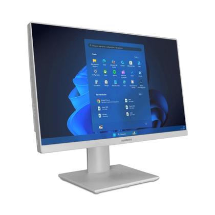 Imagem de Computador All In One Concórdia Core i5 13400 8GB DDR4 SSD 240GB 23.8'' Full HD Webcam Wifi FreeDos Branco