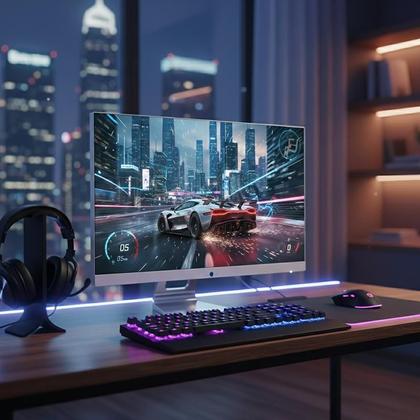 Imagem de Computador All In One - Intel Core i5 - Tela 23.8 Polegadas SSD 512 Gb - Memória 08 GB - Branco