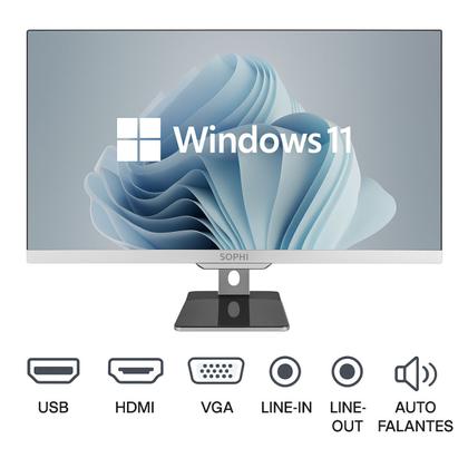 Imagem de Computador All In One Intel I5 16GB ram Ssd 512GB PC Completo Tela 23,8 Wifi Windows 11 Bluetooth teclado mouse sem fio pacote office Webcam 5.0mp