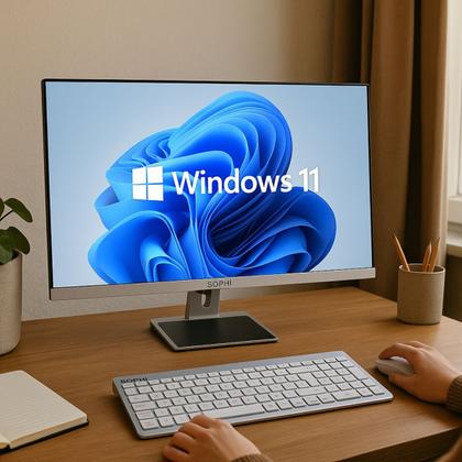 Imagem de Computador All In One Intel I5 16GB ram Ssd 512GB PC Completo Tela 23,8 Wifi Windows 11 Bluetooth teclado mouse sem fio pacote office Webcam 5.0mp