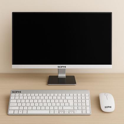 Imagem de Computador All In One Intel I5 16GB ram Ssd 512GB PC Completo Tela 23,8 Wifi Windows 11 Bluetooth teclado mouse sem fio pacote office Webcam 5.0mp