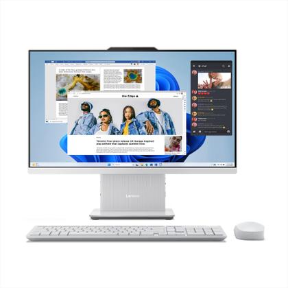 Imagem de Computador All in One Lenovo IdeaCentre AIO 24IRH9 Intel Core i5-13420H 16GB 512GB SSD Windows 11 Pro - F0HN00UFBO Cloud Grey