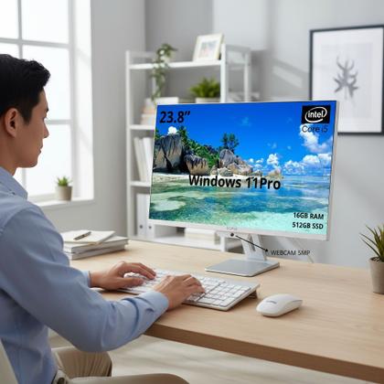 Imagem de Computador All In One Sophi I5 16gb Ssd 512gb 23.8 Fhd Wifi