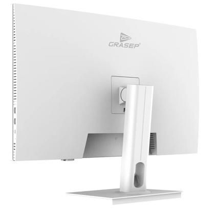 Imagem de Computador AllinOne Grasep DA117 23.8 Full HD Intel Core i56200U, 16GB DDR3 RAM, SSD M.2 256GB, WiFi Dual Band, Windows 11 Pro, Branco