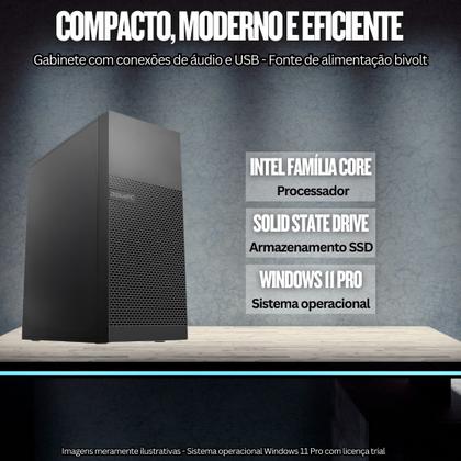 Imagem de Computador BluePC ELITE - Intel Core i5 7400, 16GB DDR4, SSD 1TB, Windows 11 Pro, Fonte 500W - CDBP-ELI107